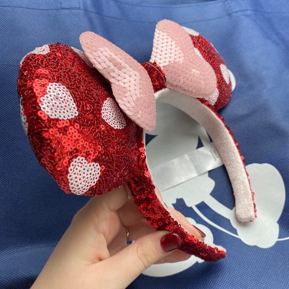 Disney Valentine's Day Minnie Mickey Ears Shanghai - Picture 2 of 4